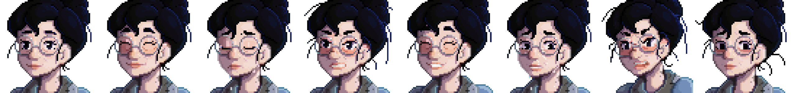 Character 2 emotions